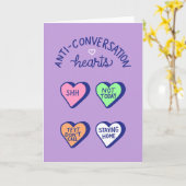 Anti-gesprekshartritme Valentijnsdag Kaart (Gele Bloem)