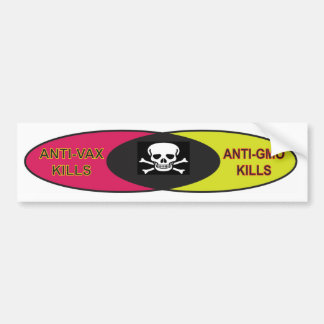 ANTI-GGO's en VAX-KILLS Bumpersticker