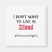 Anti Gilead Vrouwenrechten Magneet (Voorkant)