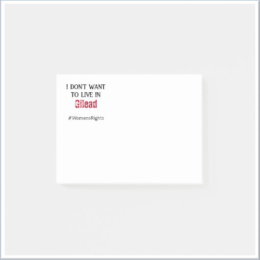 Anti Gilead Vrouwenrechten Post-it® Notes