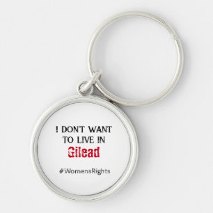 Anti Gilead Vrouwenrechten Sleutelhanger