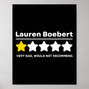 Anti-gop Lauren Boebert Colorado Politieke Humor F Poster