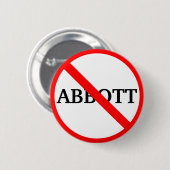 Anti-gouverneur Greg Abbott Button (Voorkant /achterkant)