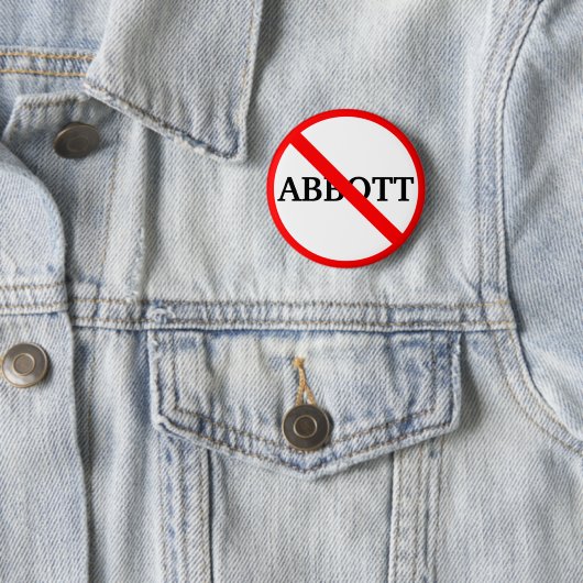 Anti-gouverneur Greg Abbott Button (In situ)