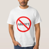 Anti-gouverneur Greg Abbott T-Shirt (Voorkant)