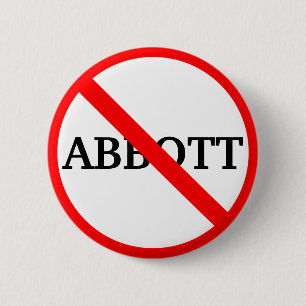 Anti-gouverneur Greg AbbottButton Ronde Button 5,7 Cm