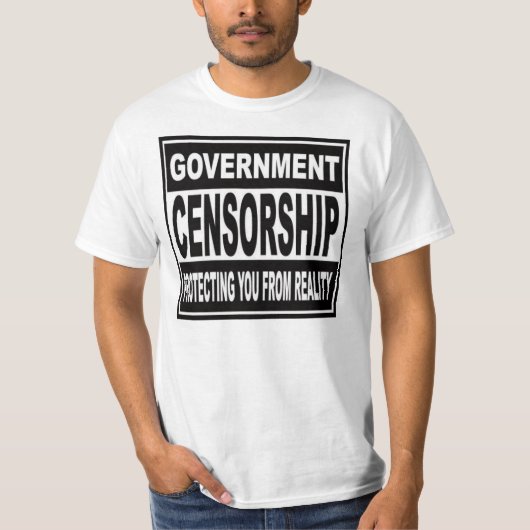 Anti-Goverment T-shirt (Voorkant)