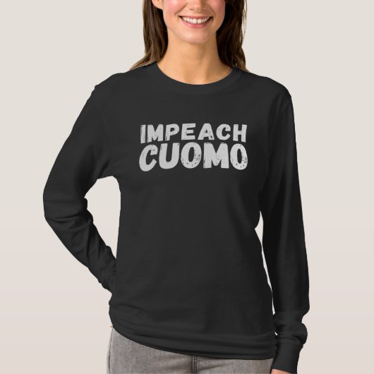 Anti Governor Cuomo Impeach Cuomo Recall Andrew Cu T-shirt (Voorkant)