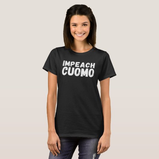 Anti Governor Cuomo Impeach Cuomo Recall Andrew Cu T-shirt (Voorkant volledig)