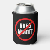 Anti-Greg Abbott Texas Democraat Blikjeskoeler (Blikje Achterkant)