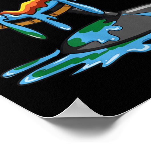 Anti-grondverwarming Klimaatverandering Pro Natura Poster (Hoek)