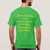 Anti Grüne Spruch T-shirt (Achterkant)