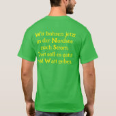 Anti Grüne Spruch T-shirt (Achterkant)