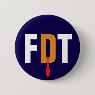 Anti-haat anti-Trump politieke mening Ronde Button 5,7 Cm