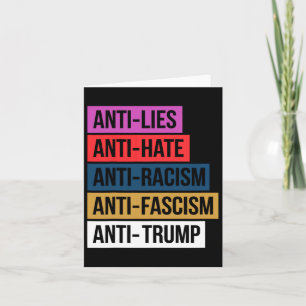 Anti haat leugens racisme fascisme verzet zich teg kaart