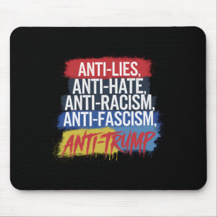 Anti haat leugens racisme fascisme verzet zich teg muismat