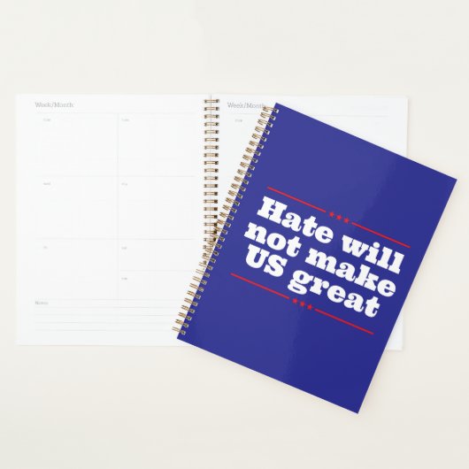 Anti haat tegen pesten. Gepersonaliseerd Planner (Display)