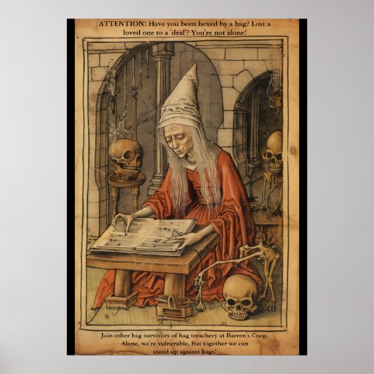 Anti-HAG Support Groep - BG3 FanArt Poster (Voorkant)