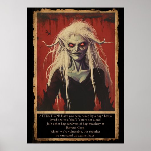 Anti-HAG Support Groep - BG3 FanArt Poster (Voorkant)