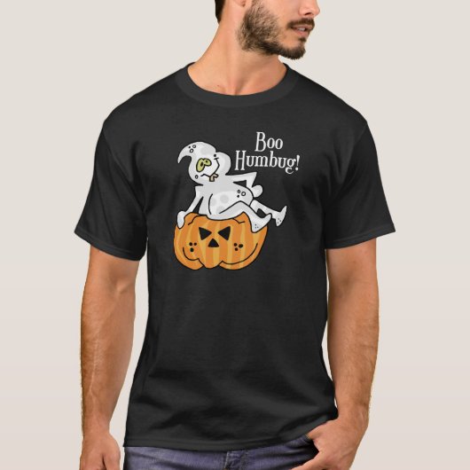 Anti-Halloween Boo Humbug T-shirt (Voorkant)