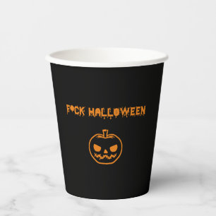Anti Halloween pompoen jack-o'-lantaarn Papieren Bekers