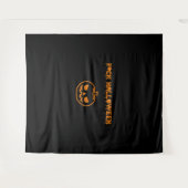 Anti Halloween pompoen jack-o'-lantaarn Wandkleed (Voorkant (horizontaal))