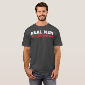 Anti Harassment Real Men are Feminist Gender T-shirt (Voorkant volledig)