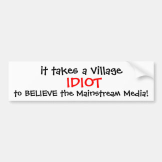 ANTI-HILLARY 2016 BUMPERSTICKER