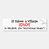 ANTI-HILLARY 2016 BUMPERSTICKER (Voorkant)