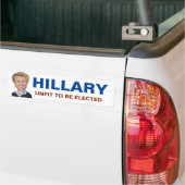 Anti-Hillary Clinton Bumpersticker (Op Truck)