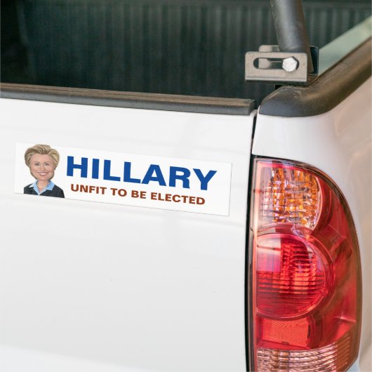 Anti-Hillary Clinton Bumpersticker (Op Truck)