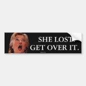 Anti-Hillary Clinton Bumpersticker (Voorkant)