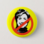 Anti-Hillary Clinton Button (Voorkant)
