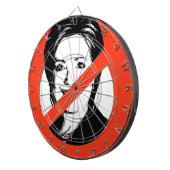 ANTI-HILLARY CLINTON DARTBORD (Voorkant Rechts)