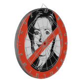 ANTI-HILLARY CLINTON DARTBORD (Voorkant Links)