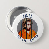 Anti-Hillary Clinton Ronde Button 7,6 Cm (Voorkant /achterkant)
