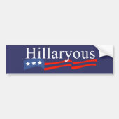 Anti-Hillary: Hillaryous Bumpersticker (Voorkant)