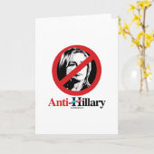 Anti-Hillary symbool Kaart (Gele Bloem)