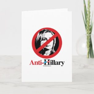 Anti-Hillary symbool Kaart