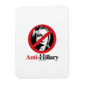 Anti-Hillary symbool Magneet (Verticaal)
