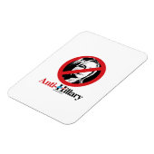 Anti-Hillary symbool Magneet (Linkerzijde)