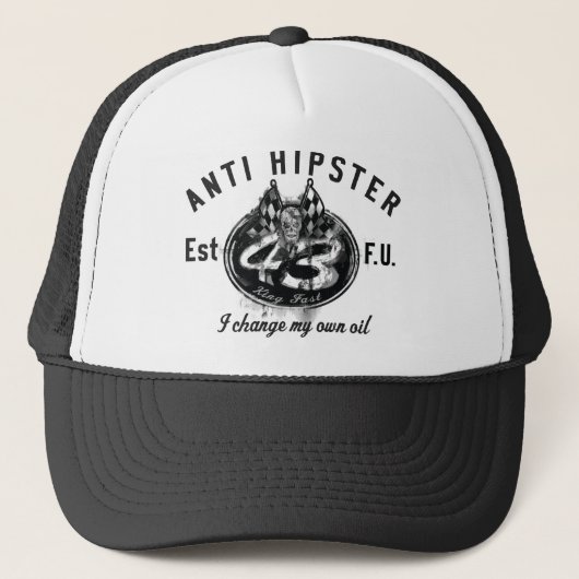 ANTI HIPSTER Trucker Hat Pet (Voorkant)
