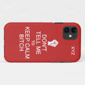 Anti - houd aangepaste hoesjes kalm (Achterkant (horizontaal))