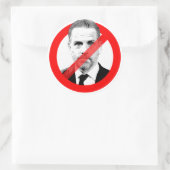 Anti Hunter Biden Ronde Sticker (Tas)