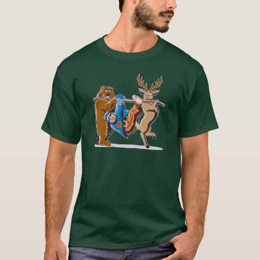 Anti-Hunting Animal Revenge T-shirt (Voorkant)