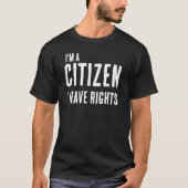Anti-ICE Ik ben een Burger T-shirt (Voorkant)
