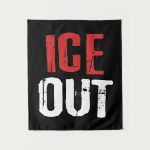 Anti-ICE Out Politiek Activisme Protest Wandkleed