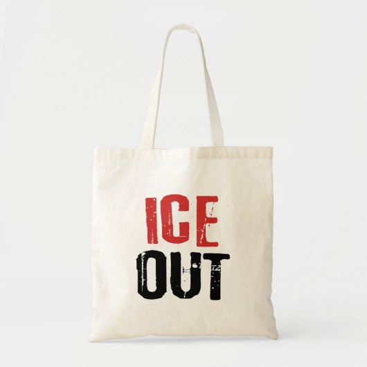 Anti-ICE Politieke Activisme Protest Tote Bag (Voorkant)