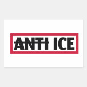 Anti ICE Rechthoekige Sticker (Voorkant)