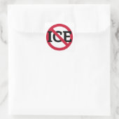 Anti-ICE-sticker Vierkante Sticker (Tas)